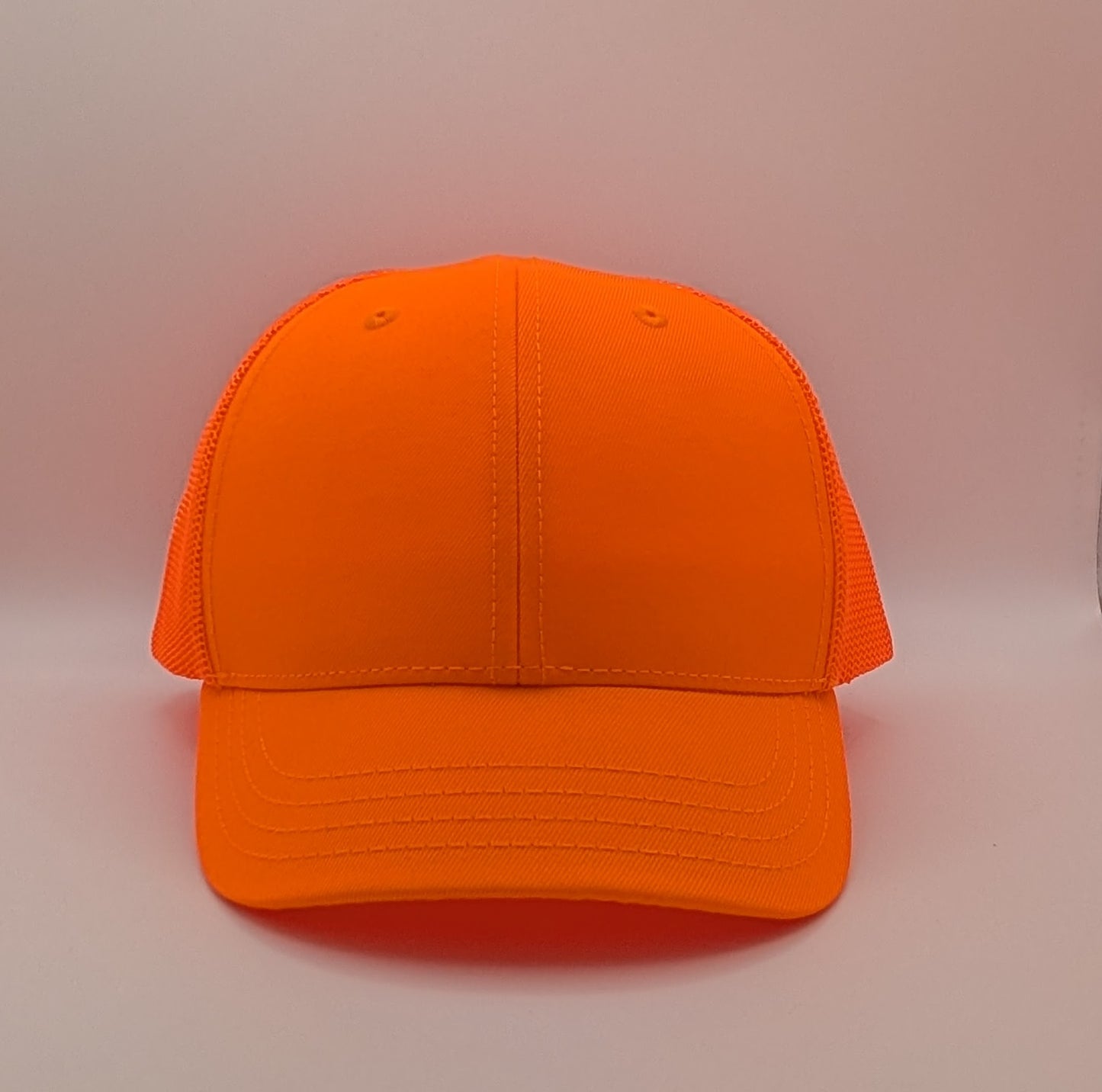 Hunter Orange Short Bill Hunting Hat