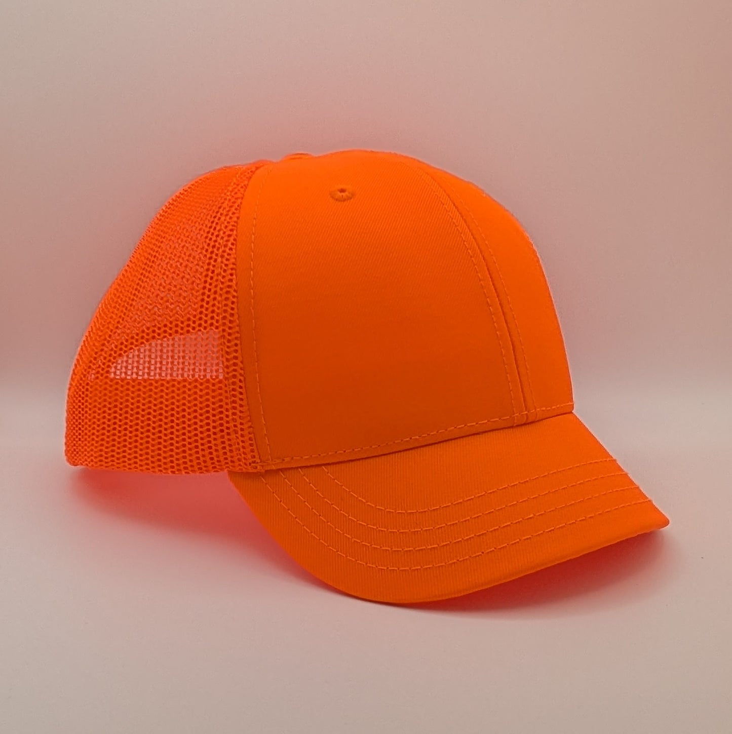 Hunter Orange Short Bill Hunting Hat